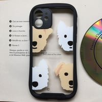 フレンズ4テリア-cleaグリップケースカメラレンズカバー付き/ iPhone用