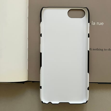 MON_TON スタンダードdesignBlackスマホケースfor iPhone
