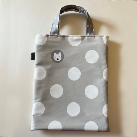 モントン ベーシックユニークpetit BagドットLghtGray-43
