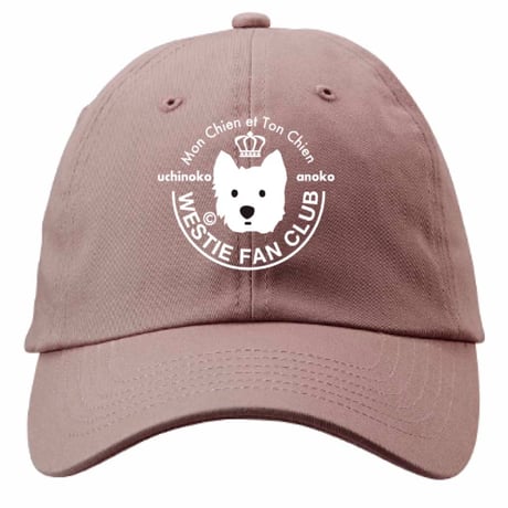 WESTIE FAN CLUB/コットンツイルローキャップ
