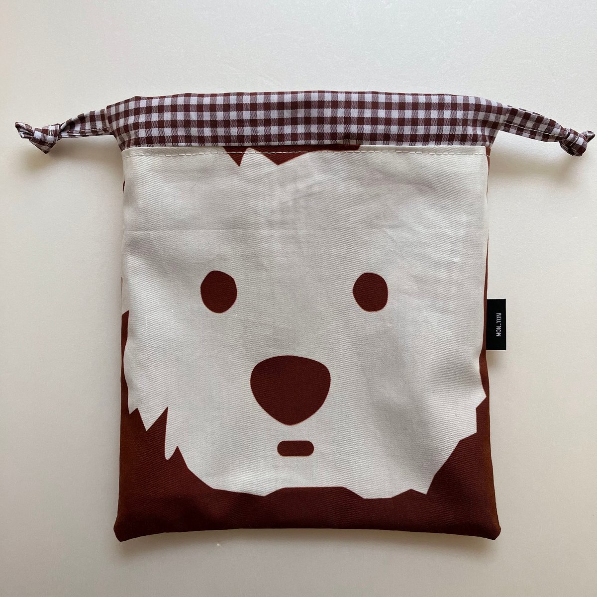 ギンガムチェックアレンジ2025 オリジナル巾着袋-87-107 | MON_TON /Mo