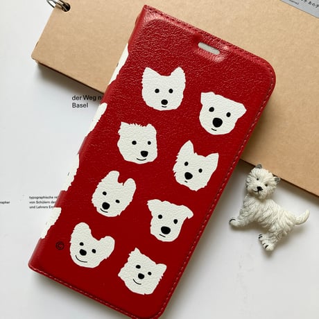 ベルト無し えへへうふふ 手帳型iPhone/androidはカメラ穴無し