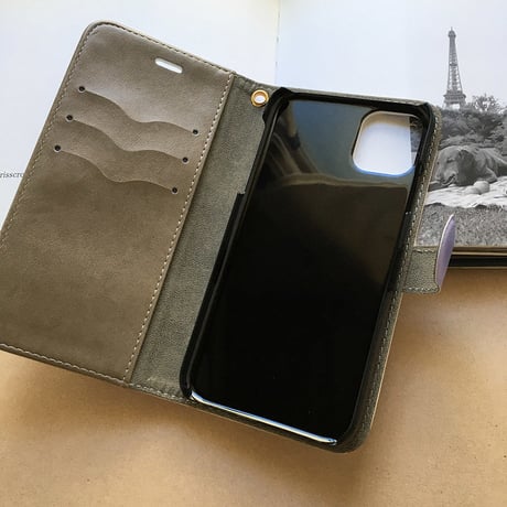 白ワンコ  手帳型iPhone  ハイクオリティタイプ 6色