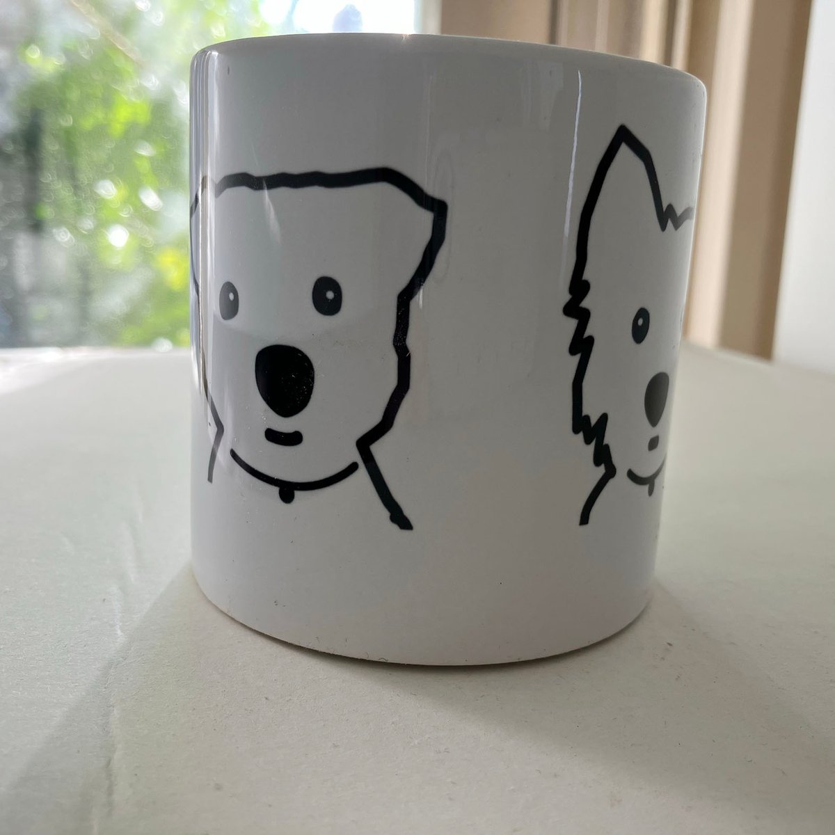 ウェスティ マグカップS ホワイト | MON_TON /Mon chien et Ton