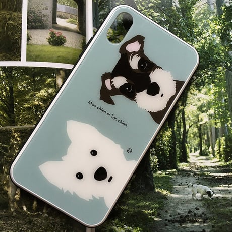 フレンズ iPhone用-強化ガラス・スマホケース