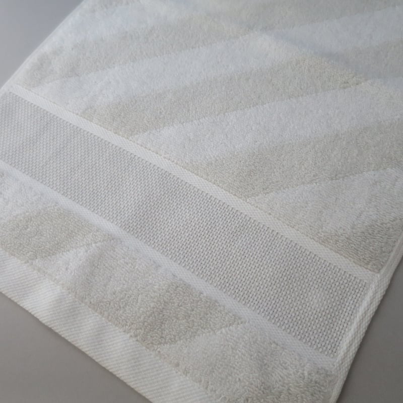 クロスステッチハンドタオル ストライプ | three days delay