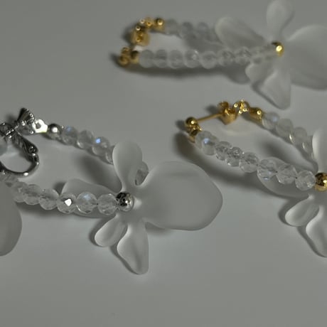 Ameba Flower (ピアス/イヤリング)