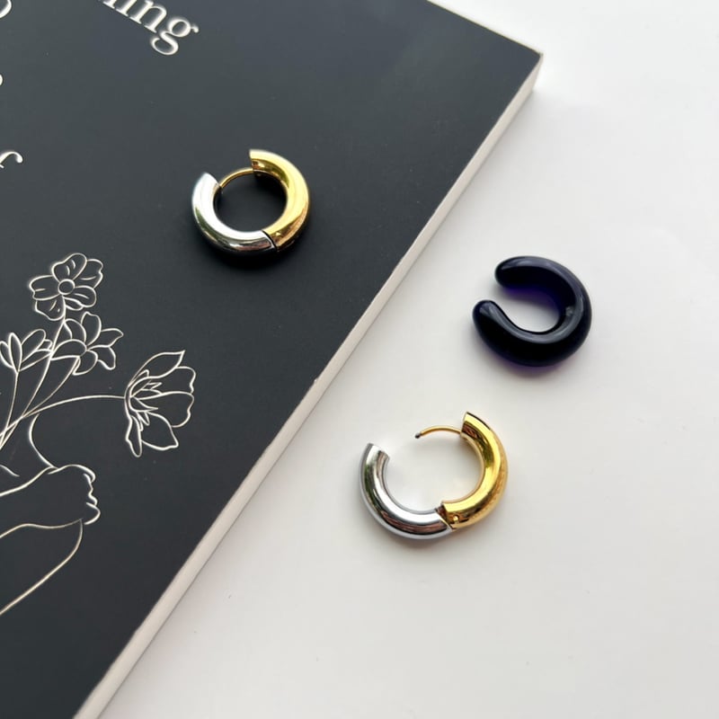 Stainless hoop pierce (mix) | oddthree.36911 Stainless hoop pierce (mix) | oddthree.36911