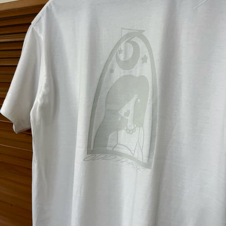 ◎organic cotton◎logo tee white “EVERYDAY IS A NEW DAY”