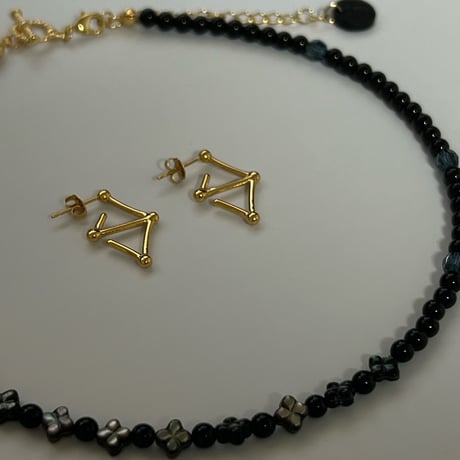 🟥 ɘr. 『 Synapse 』pierce (gold)