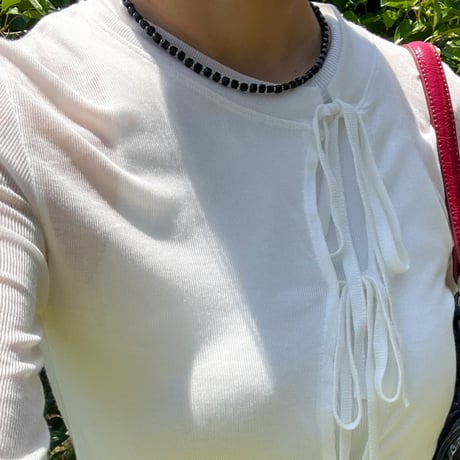 Kiss me!  necklace (単色)★新色追加★※金具のカラーを備考欄へ記入して下さい。