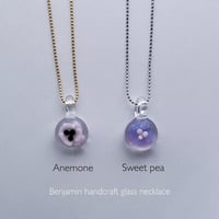 ◎予約◎Benjamin glass flower necklace 10月末頃お届け予定