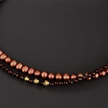 L3【限定１点】Layered Choker  (Rouge)