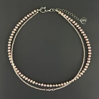 L4【限定１点】Layered Choker  (Suger Pink)
