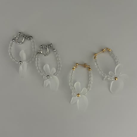 Ameba Flower (ピアス/イヤリング)