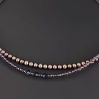 Layered Choker  (mauve)