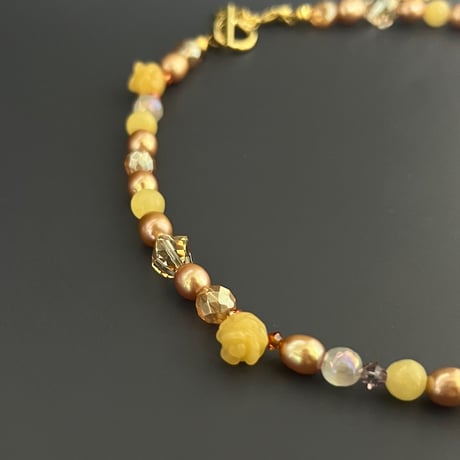 Yellow Bouquet Choker
