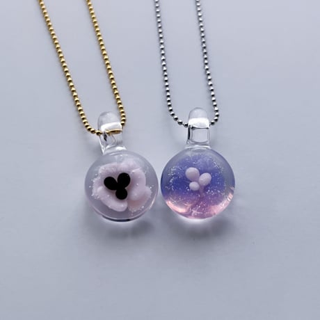 ◎予約◎Benjamin glass flower necklace 10月末頃お届け予定