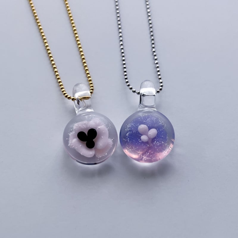 アネモネ400ml♪ ◎予約◎Benjamin glass flower necklace 10月末頃お届け予定 |