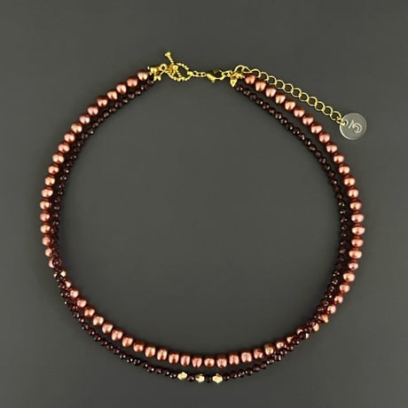 L3【限定１点】Layered Choker  (Rouge)