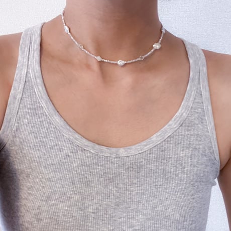 Spica Choker  (Fluer Blanc)