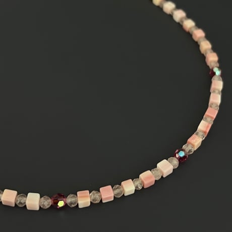 Strawberry Milk Cube Necklace