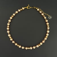 P2【限定１点】Silk Pearl Choker (水晶×淡水パール)