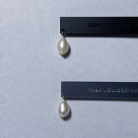 Slim hair clip (pearl)
