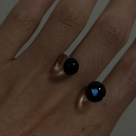 ◎予約◎Benjamin glass ring (Duality) ※11号〜