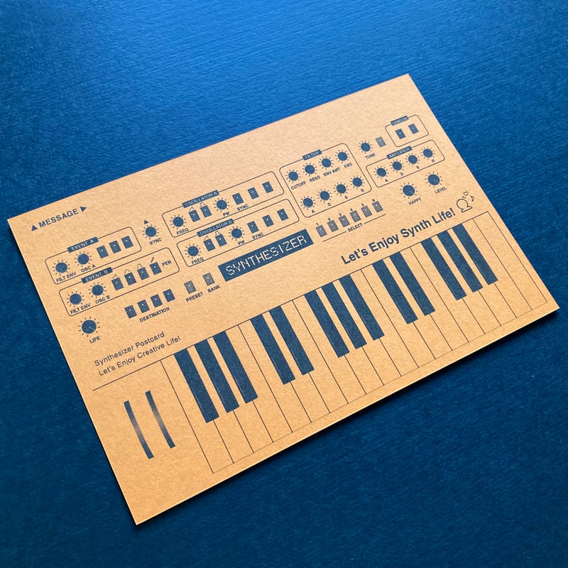 ポストカード】シンセサイザーポストカード4枚セット Vivid Tone ポストカード】シンセサイザーポストカード4枚セット Vivid Tone