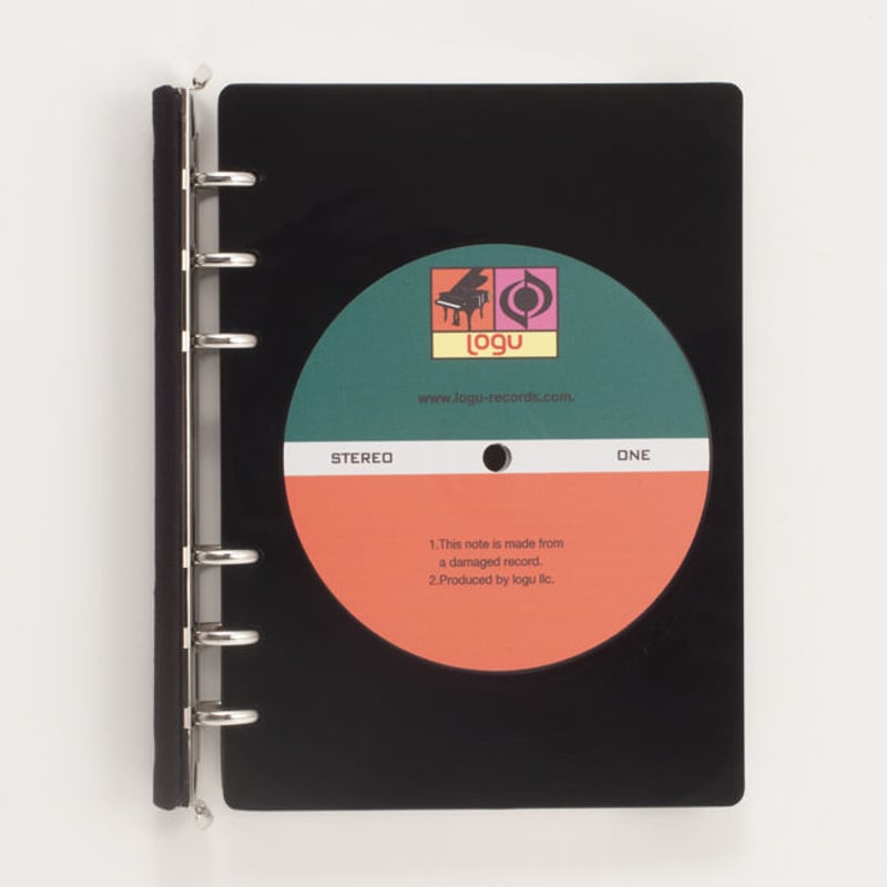 手帳】レコード盤ノート！いつでも音楽なあなたへ。 Logu