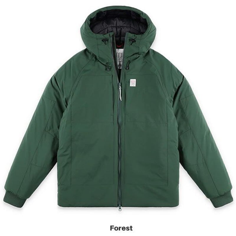 TOPO designs / M's mountain puffer hoodie | HOM
