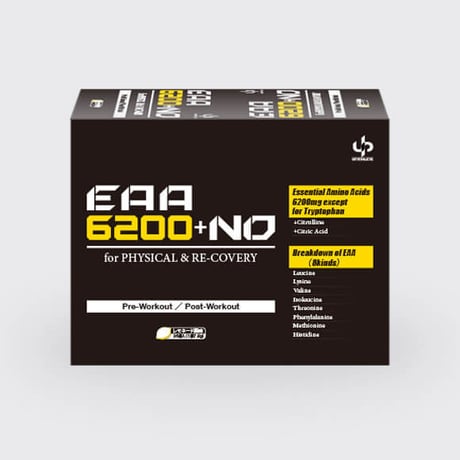 ［EAA6200+NO for Physical & Recovery］【EAA6200mg】【L-シトルリン250mg】【L-アルギニン250mg】【クエン酸400mg】【8g×36包入り】