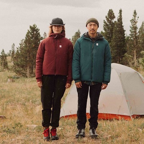 TOPO designs / M's mountain puffer hoodie
