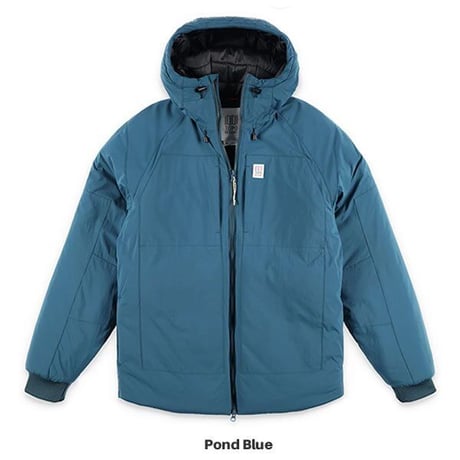 TOPO designs / M's mountain puffer hoodie
