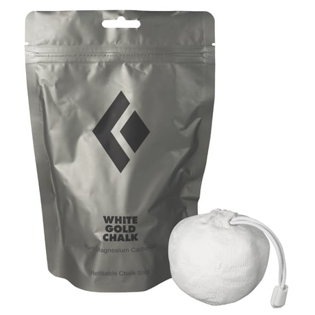 Black diamond ホワイトゴールド50gチョークボール