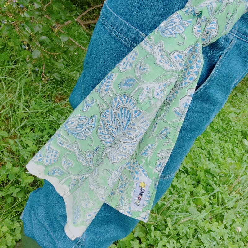 RomioRi・ヘアターバン、テーブルセンター にもなるちょっと長めの