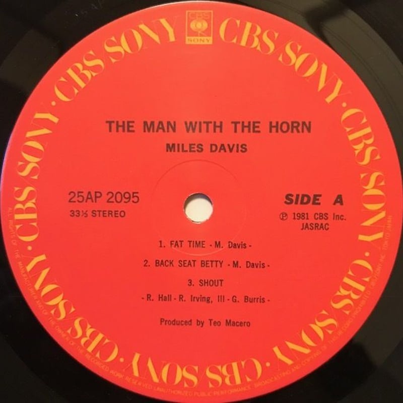 THE MAN WITH THE HORN / MILES DAVIS (LP) | Ph
