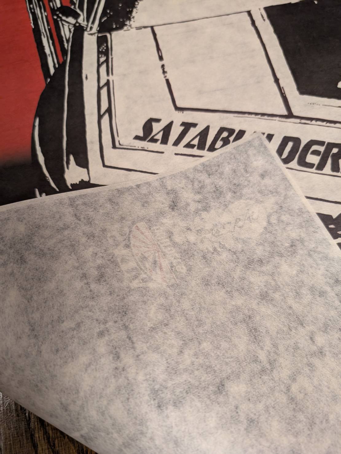 大平龍一 x SATAbuilder's 街道レーサー A1和紙ポスター(額装付き) | RY