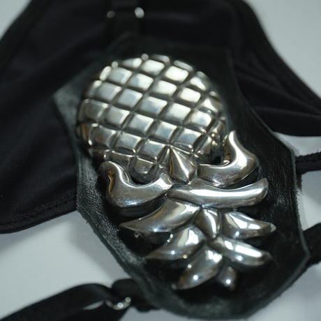 SILVER PINEAPPLE THONG - Flat Panty