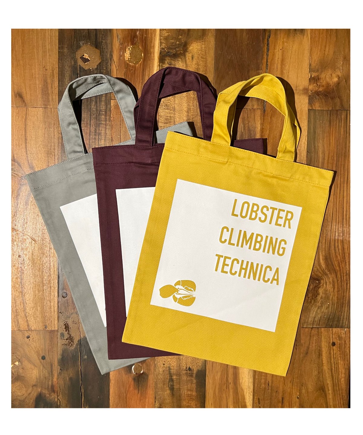 YELLOW LOBSTER ストライプ トートバッグ YELLOW LOBSTER ストライプ