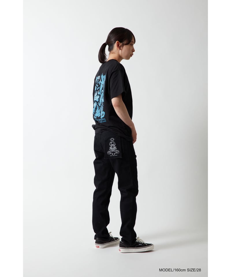 ロブスター RE/DENIM 【W29】BLACK クライミングパンツ デニム gd17445-m-01-ds.jpg