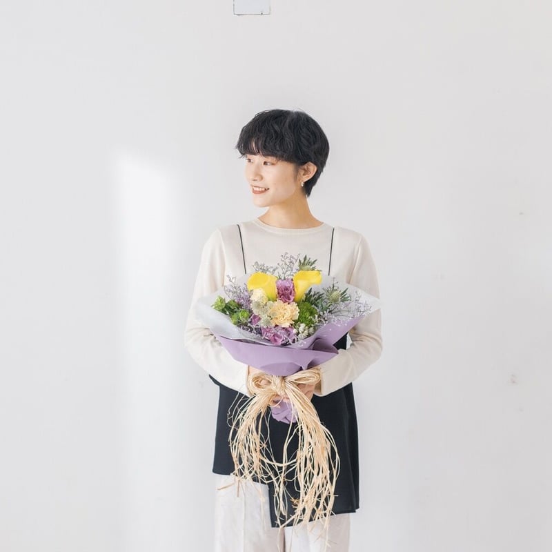 イエローパープルのブーケ | Juillet online shop