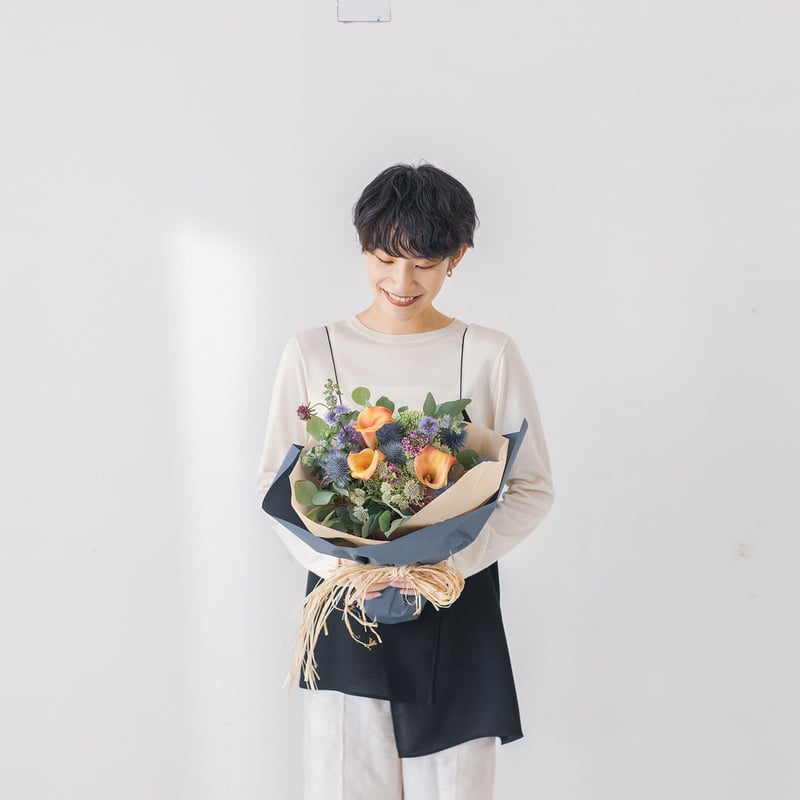 オレンジナチュラルブーケ | Juillet online shop
