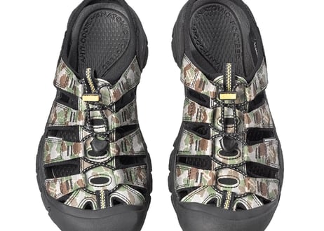 KEEN × Fox Fire ニューポートサンダル　レトロFEカモ