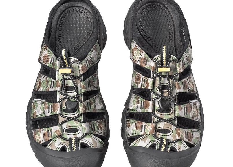 KEEN × Fox Fire ニューポートサンダル レトロFEカモ | mkb outfit