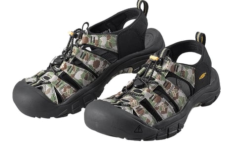 KEEN × Fox Fire ニューポートサンダル　レトロFEカモ
