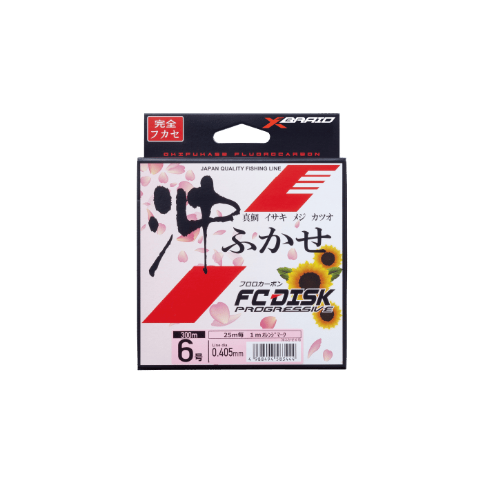 X-Braid FC DISK プログレッシブ 沖ふかせ フロロカーボン | mkb outf