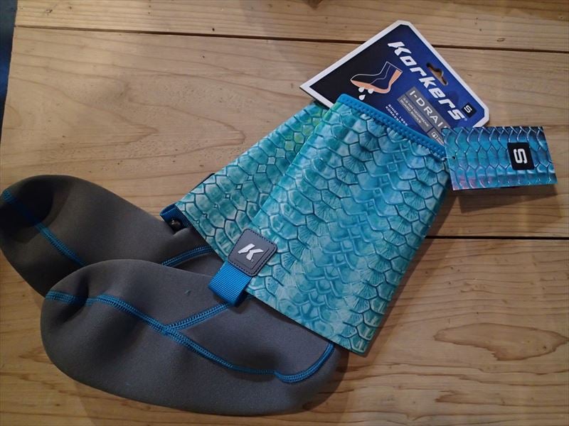 KORKERS(コーカース) I-Drain Neoprene3.5 GuardSock (ネオプレンガードソックス) FA6400-M M Korkers I-Drain Neoprene Guard Sock 3.5 mm Deyoung Brown