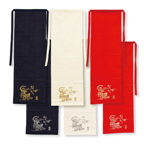 [お仕立て]越中褌『白虎』金銀プリント Custom made ETTYU Tiger foil print